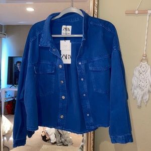 Oversized denim jacket